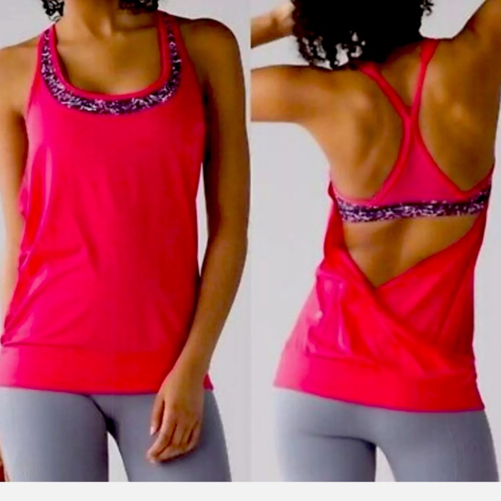 🌸 Lululemon Racerback Tank with Built-In Bra 🌸